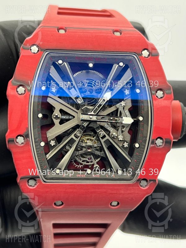 Товар Richard Mille RM 12-01 Tourbillon Carbon Red Фото 8 - Richard Mille RM 12-01 Tourbillon Carbon Red