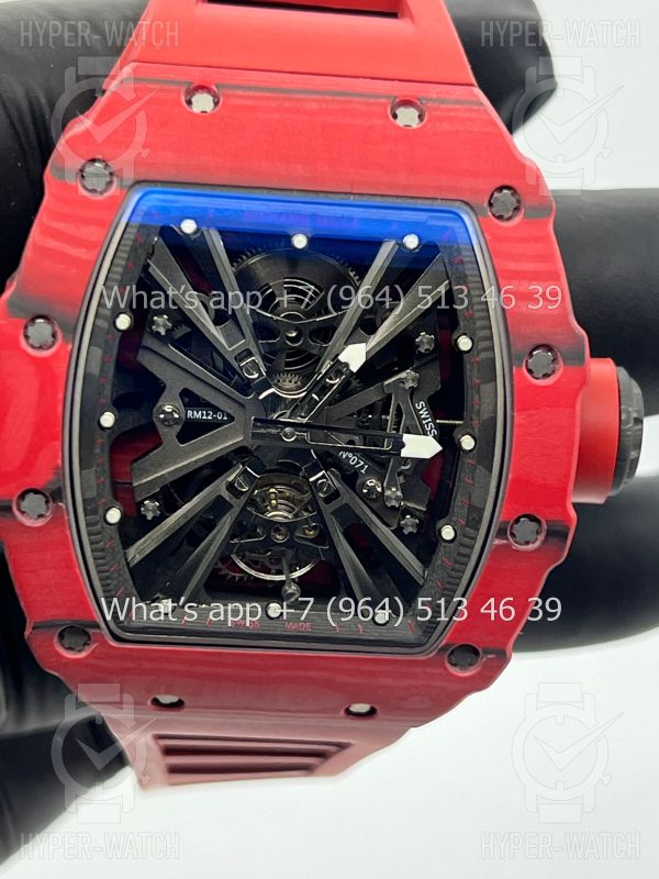Товар Richard Mille RM 12-01 Tourbillon Carbon Red Фото 9 - Richard Mille RM 12-01 Tourbillon Carbon Red