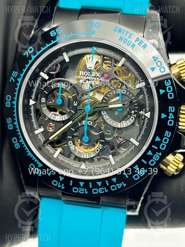 Товар Rolex Cosmograph Daytona 40mm Blaken Blue Skeleton Фото 4 - Rolex Cosmograph Daytona 40mm Blaken Blue Skeleton