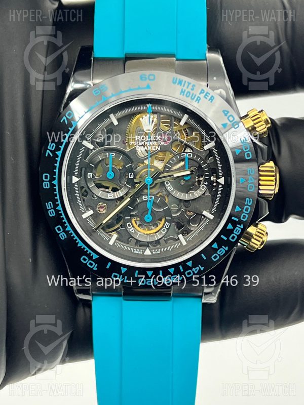 Товар Rolex Cosmograph Daytona 40mm Blaken Blue Skeleton Фото 6 - Rolex Cosmograph Daytona 40mm Blaken Blue Skeleton