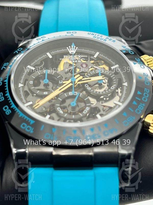 Товар Rolex Cosmograph Daytona 40mm Blaken Blue Skeleton Фото 7 - Rolex Cosmograph Daytona 40mm Blaken Blue Skeleton