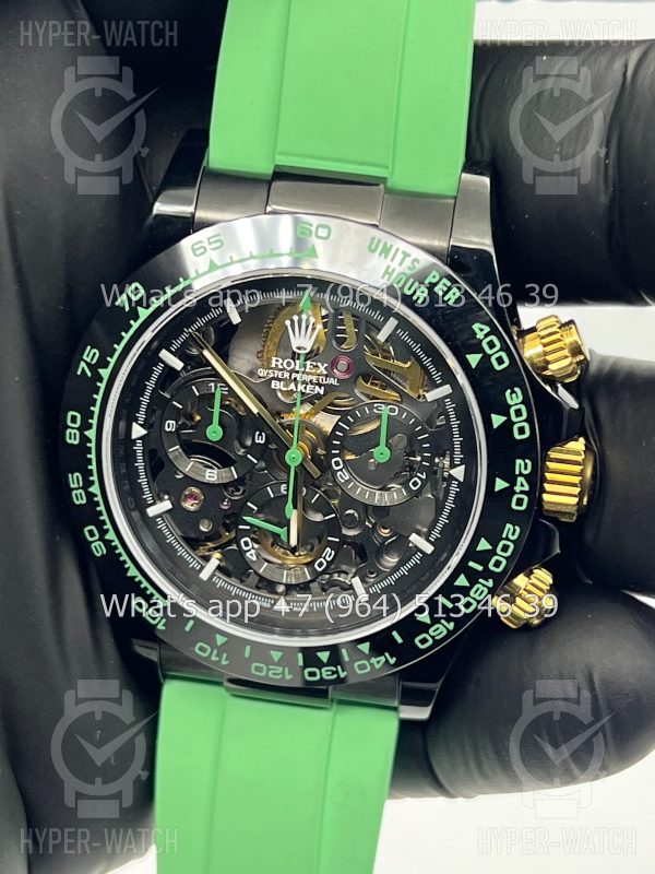 Товар Rolex Cosmograph Daytona 40mm Blaken Skeleton Green Фото 3 - Rolex Cosmograph Daytona 40mm Blaken Skeleton Green