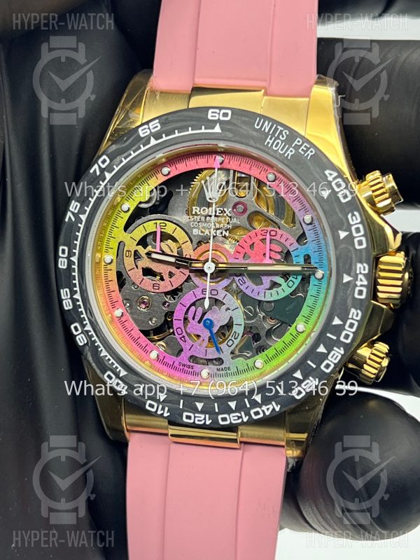 Фото 5 - Rolex Cosmograph Daytona 40mm Blaken Skeleton Pink