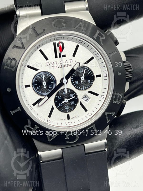 Товар Bvlgari Diagono Titanium Chronograph 44mm Art 5028 Фото 2 - Bvlgari Diagono Titanium Chronograph 44mm Art 5028