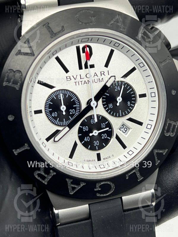 Товар Bvlgari Diagono Titanium Chronograph 44mm Art 5028 Фото 3 - Bvlgari Diagono Titanium Chronograph 44mm Art 5028
