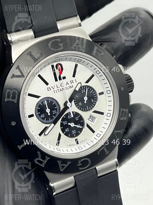 Товар Bvlgari Diagono Titanium Chronograph 44mm Art 5028 Фото 9 - Bvlgari Diagono Titanium Chronograph 44mm Art 5028