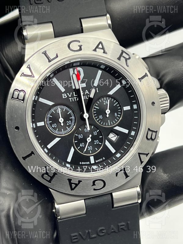 Товар Bvlgari Diagono Titanium Chronograph 44mm Art 5026 Фото 2 - Bvlgari Diagono Titanium Chronograph 44mm Art 5026