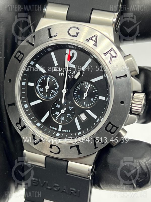 Товар Bvlgari Diagono Titanium Chronograph 44mm Art 5026 Фото 3 - Bvlgari Diagono Titanium Chronograph 44mm Art 5026