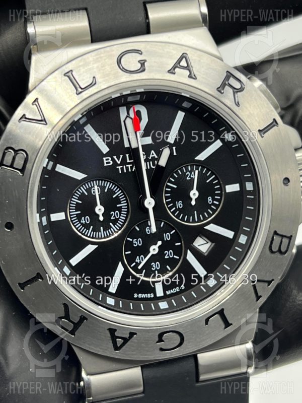 Товар Bvlgari Diagono Titanium Chronograph 44mm Art 5026 Фото 5 - Bvlgari Diagono Titanium Chronograph 44mm Art 5026