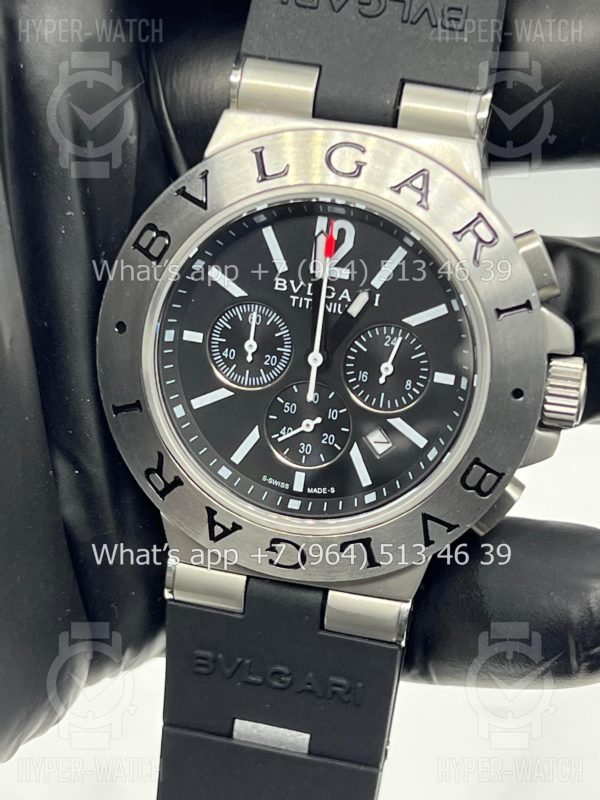 Товар Bvlgari Diagono Titanium Chronograph 44mm Art 5026 Фото 6 - Bvlgari Diagono Titanium Chronograph 44mm Art 5026