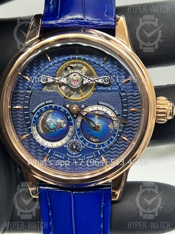 Фото 2 - Montblanc Collection Villeret Tourbillon Cylindrique NightSky Geospheres 44mm Art 6862