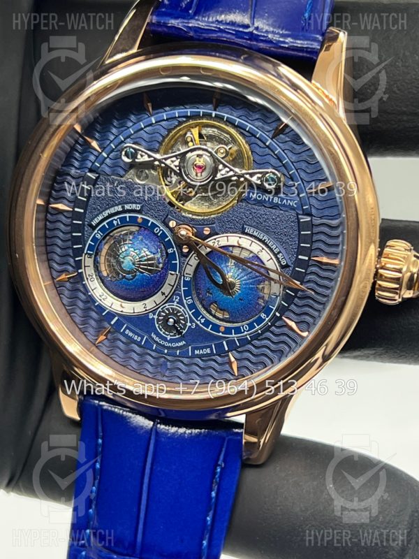 Фото 3 - Montblanc Collection Villeret Tourbillon Cylindrique NightSky Geospheres 44mm Art 6862