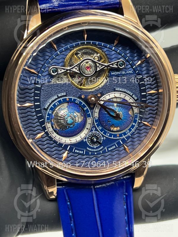Фото 4 - Montblanc Collection Villeret Tourbillon Cylindrique NightSky Geospheres 44mm Art 6862
