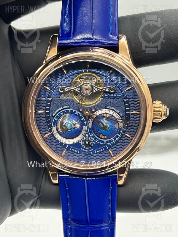Фото 5 - Montblanc Collection Villeret Tourbillon Cylindrique NightSky Geospheres 44mm Art 6862