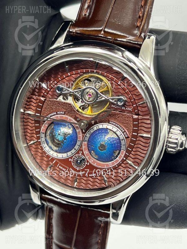 Фото 3 - Montblanc Collection Villeret Tourbillon Cylindrique NightSky Geospheres 44mm Art 6866