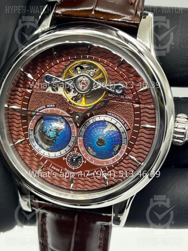 Фото 4 - Montblanc Collection Villeret Tourbillon Cylindrique NightSky Geospheres 44mm Art 6866