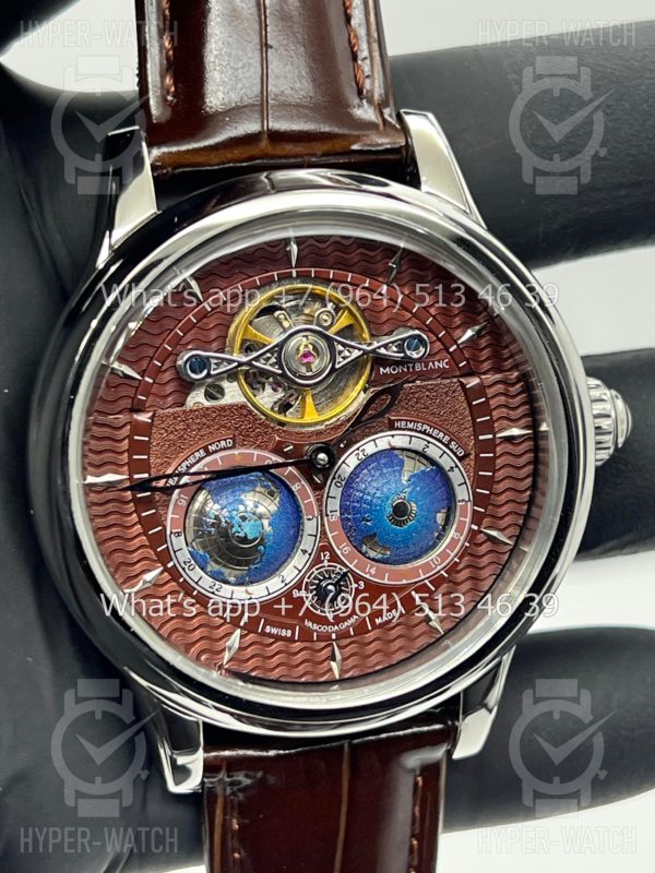 Фото 6 - Montblanc Collection Villeret Tourbillon Cylindrique NightSky Geospheres 44mm Art 6866