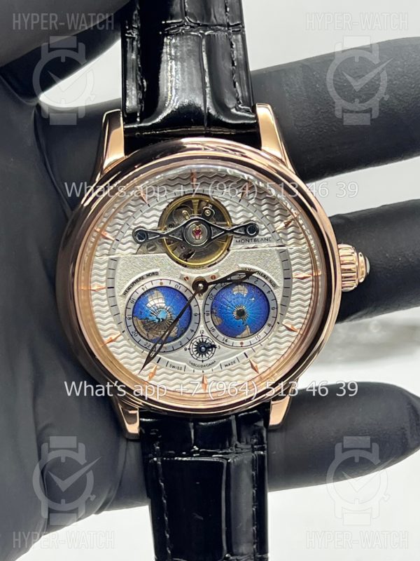 Фото 3 - Montblanc Collection Villeret Tourbillon Cylindrique NightSky Geospheres 44mm Art 6864