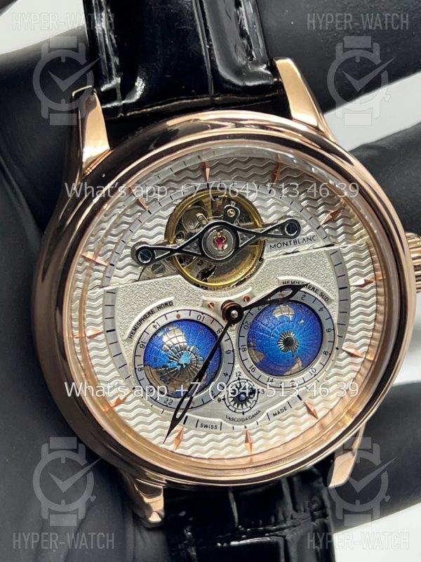 Фото 4 - Montblanc Collection Villeret Tourbillon Cylindrique NightSky Geospheres 44mm Art 6864