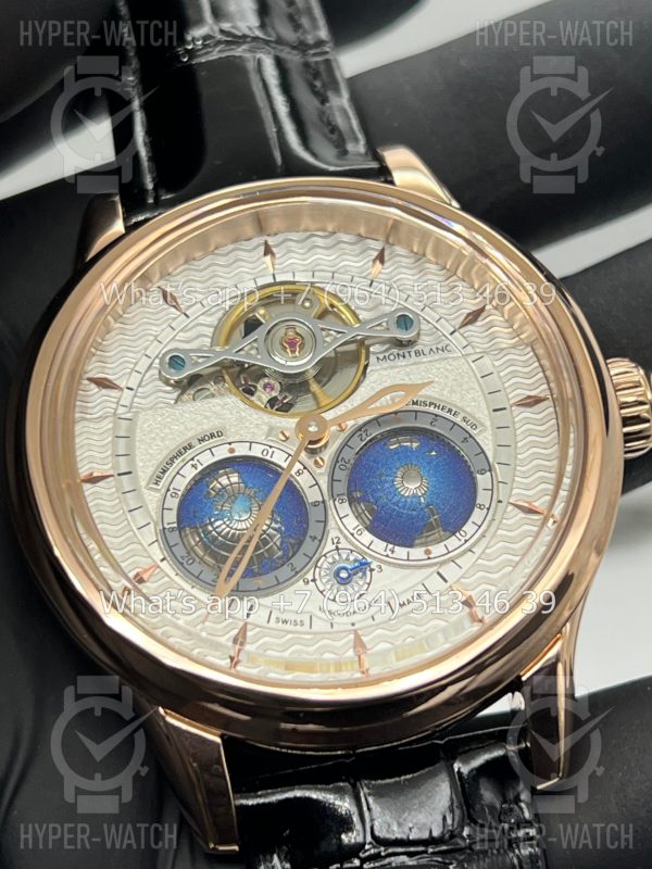 Фото 5 - Montblanc Collection Villeret Tourbillon Cylindrique NightSky Geospheres 44mm Art 6864