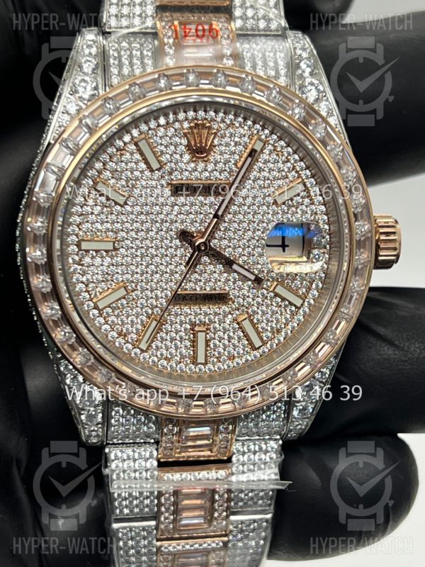 Фото 2 - Rolex Datejust 41mm 126300 Diamond Steel