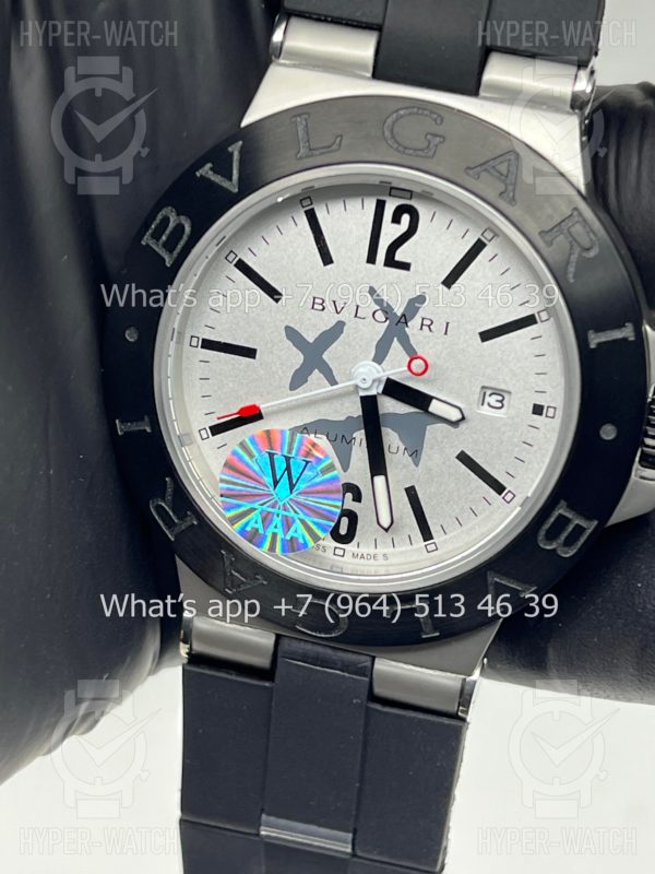 Товар Bvlgari Diagono Aluminium 40mm Art 7721 Фото 8 - Bvlgari Diagono Aluminium 40mm Art 7721