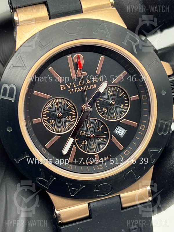 Товар Bvlgari Diagono Titanium 40mm Art 7719 Фото 3 - Bvlgari Diagono Titanium 40mm Art 7719