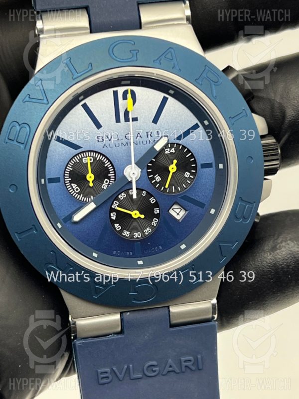 Товар Bvlgari Diagono Aluminium 40mm Art 7720 Фото 2 - Bvlgari Diagono Aluminium 40mm Art 7720