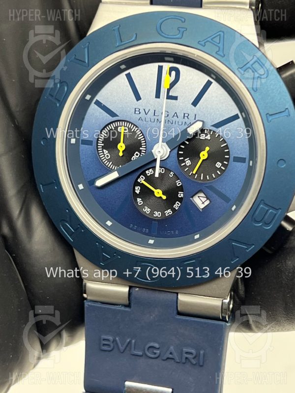 Товар Bvlgari Diagono Aluminium 40mm Art 7720 Фото 3 - Bvlgari Diagono Aluminium 40mm Art 7720