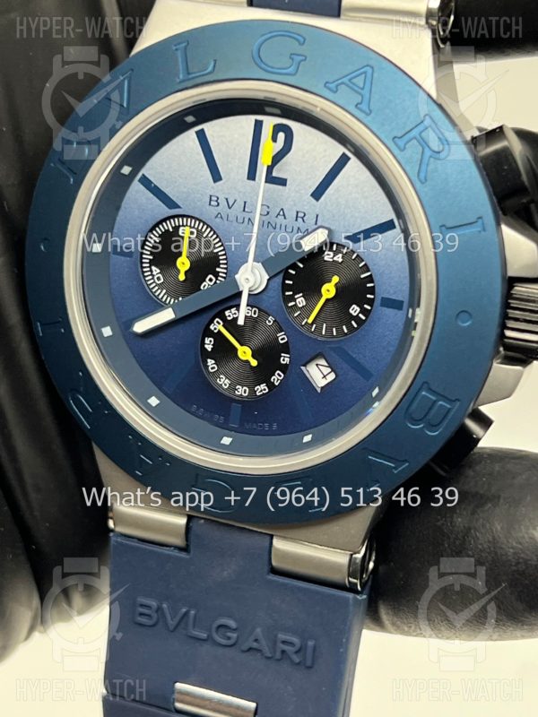 Товар Bvlgari Diagono Aluminium 40mm Art 7720 Фото 4 - Bvlgari Diagono Aluminium 40mm Art 7720