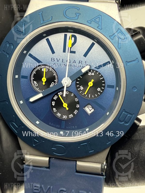 Товар Bvlgari Diagono Aluminium 40mm Art 7720 Фото 7 - Bvlgari Diagono Aluminium 40mm Art 7720