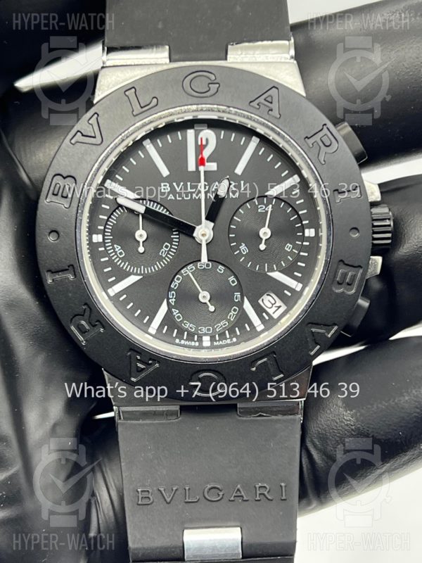 Товар Bvlgari Diagono Aluminium 40mm Art 8240 Фото 2 - Bvlgari Diagono Aluminium 40mm Art 8240