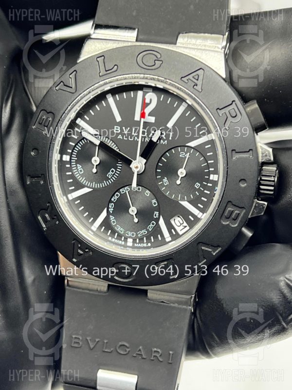 Товар Bvlgari Diagono Aluminium 40mm Art 8240 Фото 3 - Bvlgari Diagono Aluminium 40mm Art 8240