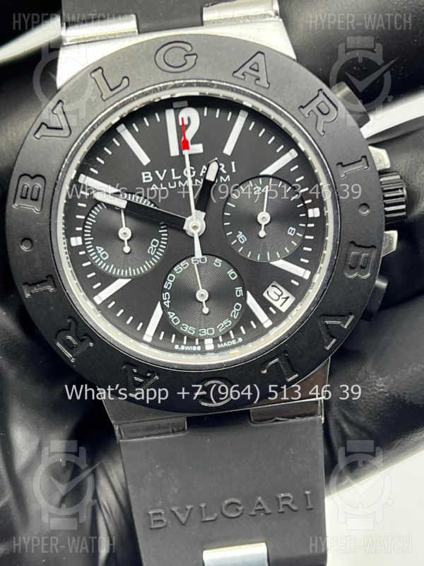 Товар Bvlgari Diagono Aluminium 40mm Art 8240 Фото 5 - Bvlgari Diagono Aluminium 40mm Art 8240
