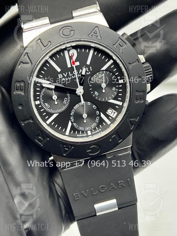 Товар Bvlgari Diagono Aluminium 40mm Art 8240 Фото 8 - Bvlgari Diagono Aluminium 40mm Art 8240