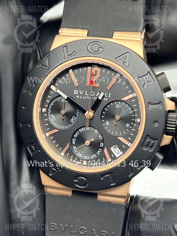 Товар Bvlgari Diagono Aluminium 40mm Art 8241 Фото 3 - Bvlgari Diagono Aluminium 40mm Art 8241
