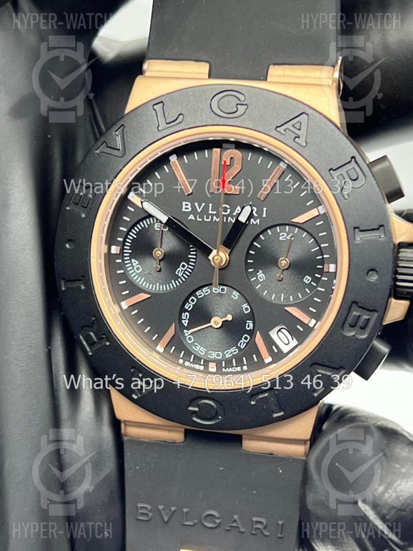 Товар Bvlgari Diagono Aluminium 40mm Art 8241 Фото 5 - Bvlgari Diagono Aluminium 40mm Art 8241