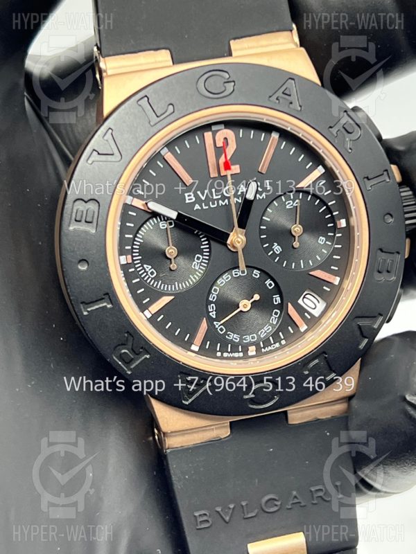 Товар Bvlgari Diagono Aluminium 40mm Art 8241 Фото 6 - Bvlgari Diagono Aluminium 40mm Art 8241
