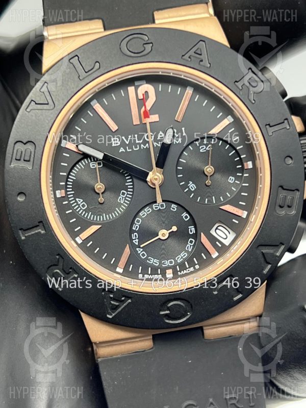 Товар Bvlgari Diagono Aluminium 40mm Art 8241 Фото 7 - Bvlgari Diagono Aluminium 40mm Art 8241