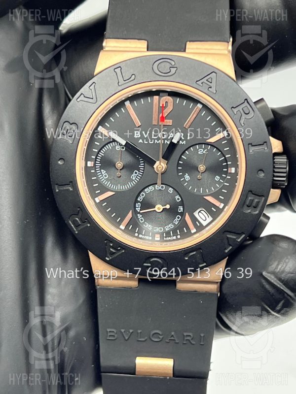 Товар Bvlgari Diagono Aluminium 40mm Art 8241 Фото 8 - Bvlgari Diagono Aluminium 40mm Art 8241