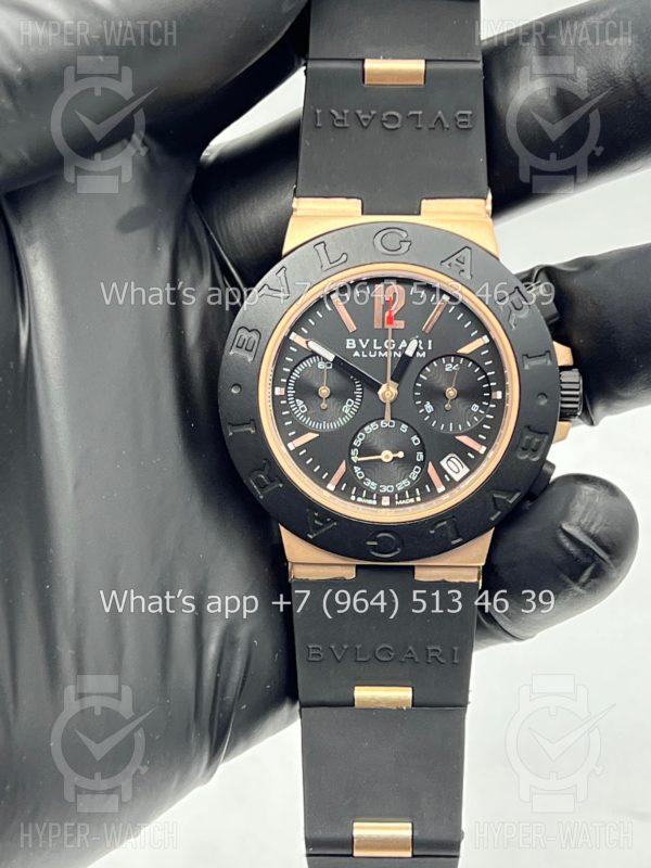 Товар Bvlgari Diagono Aluminium 40mm Art 8241 Фото 9 - Bvlgari Diagono Aluminium 40mm Art 8241