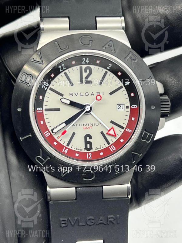 Товар Bvlgari Diagono Aluminium GMT 40mm Art 8245 Фото 2 - Bvlgari Diagono Aluminium GMT 40mm Art 8245