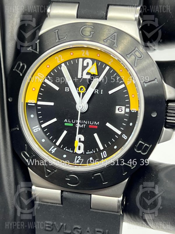 Товар Bvlgari Diagono Aluminium GMT 40mm Art 8246 Фото 4 - Bvlgari Diagono Aluminium GMT 40mm Art 8246
