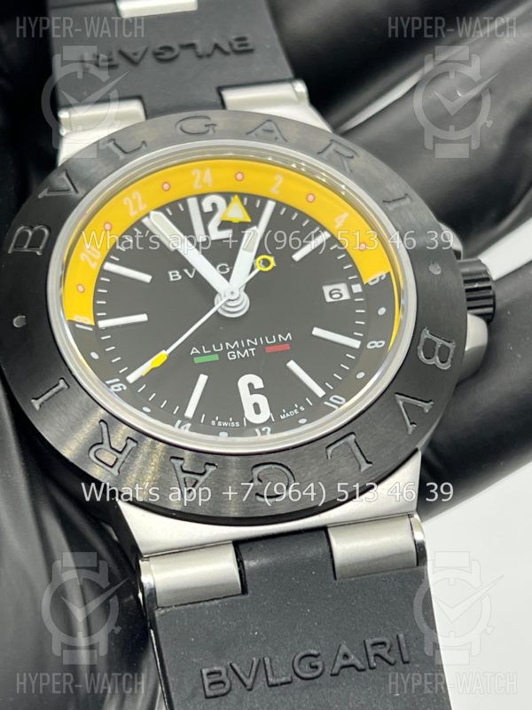 Товар Bvlgari Diagono Aluminium GMT 40mm Art 8246 Фото 8 - Bvlgari Diagono Aluminium GMT 40mm Art 8246
