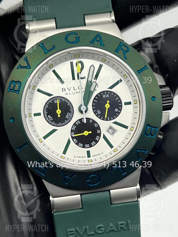 Товар Bvlgari Diagono Aluminium 40mm Art 8244 Фото 2 - Bvlgari Diagono Aluminium 40mm Art 8244
