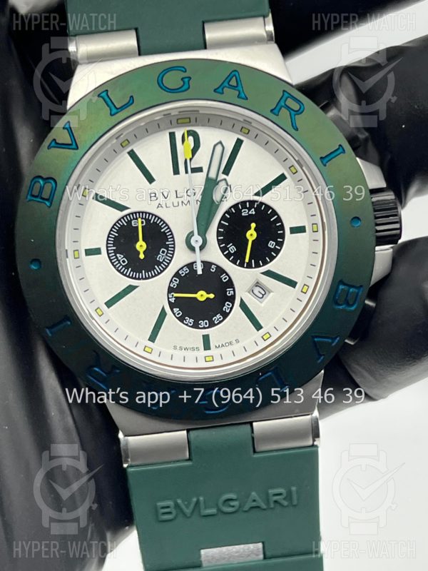 Товар Bvlgari Diagono Aluminium 40mm Art 8244 Фото 4 - Bvlgari Diagono Aluminium 40mm Art 8244