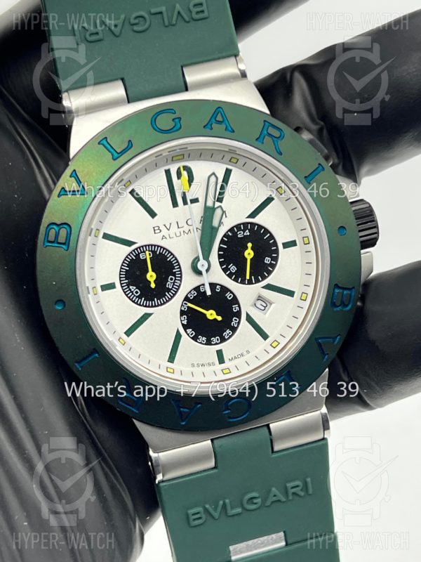 Товар Bvlgari Diagono Aluminium 40mm Art 8244 Фото 10 - Bvlgari Diagono Aluminium 40mm Art 8244