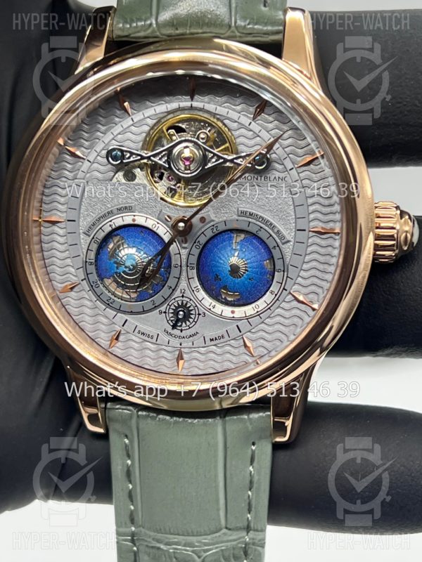 Фото 2 - Montblanc Collection Villeret Tourbillon Cylindrique NightSky Geospheres 44mm Art 8815