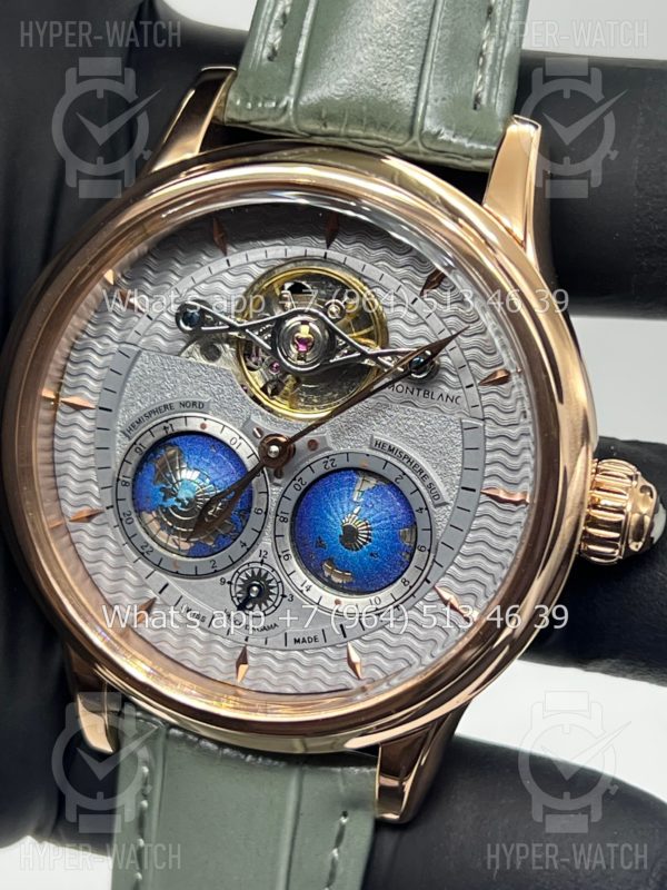 Фото 4 - Montblanc Collection Villeret Tourbillon Cylindrique NightSky Geospheres 44mm Art 8815
