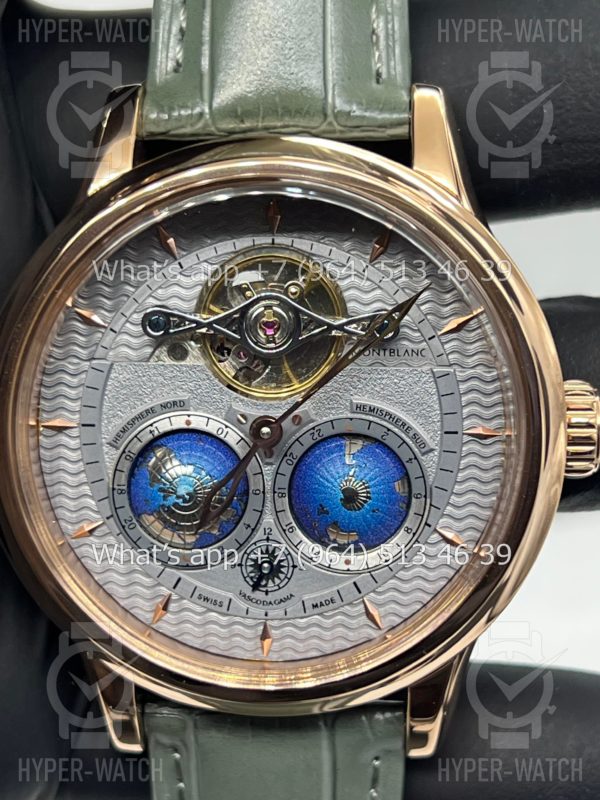 Фото 7 - Montblanc Collection Villeret Tourbillon Cylindrique NightSky Geospheres 44mm Art 8815